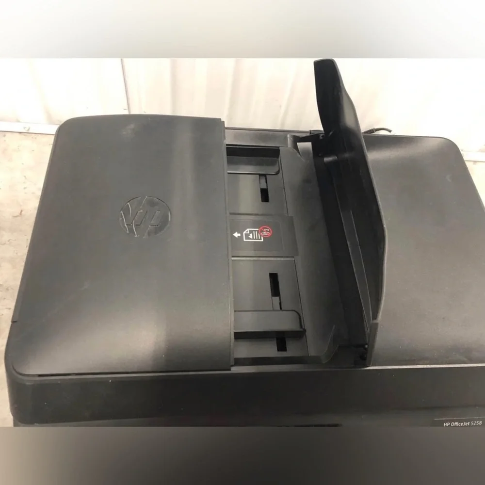 HP Office Jet 5258 black All-in-One Flatbed Printer Scanner Office Work Home